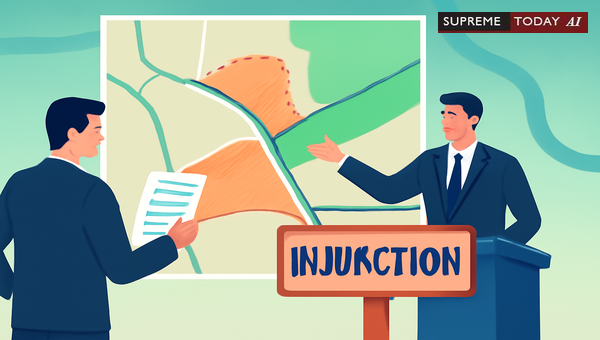 Filing Injunction Suit Against Wrongful Government Road Construction on Private Property
