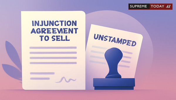 Can Courts Grant Injunctions Based on Unstamped Agreements to Sell Property?