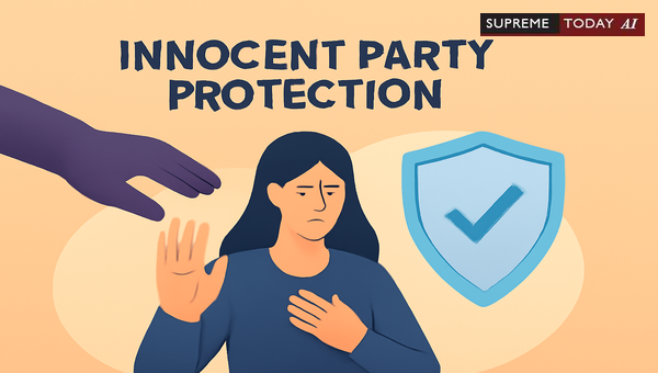 Equity Jurisprudence: Protecting Innocent Parties from Third-Party Legal Errors