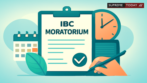 Legality of Extending Corporate Insolvency Moratorium Beyond the 330-Day Statutory Limit
