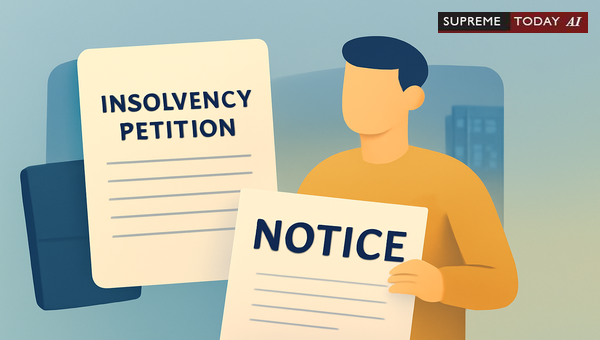 When Is an Insolvency Petition Without Notice Legally Permissible in India?
