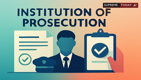 Defining Institution of Prosecution: Filing Complaints Versus Court Cognizance