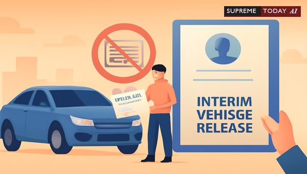 Interim Custody of Seized Vehicles with Expired Registration or Without Valid Driving Licenses