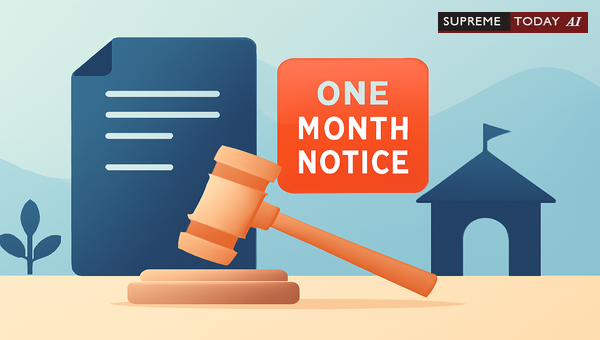 Seeking Interim Injunction Against Panchayat: Requirements Beyond One-Month Notice