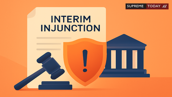 Judicial Standards for Granting Interim Injunctions Against Government Without Prior Notice