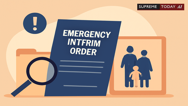 Can Courts Issue Ex Parte Interim Orders During Pending Caveats in Emergency Family Disputes?