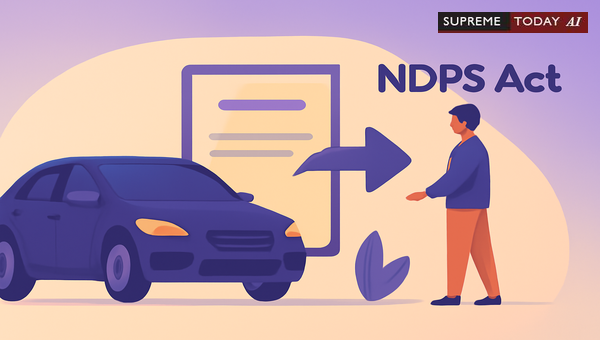 Interim Release of Vehicles Seized Under NDPS Act 1985 Interpreting Section 451 CrPC