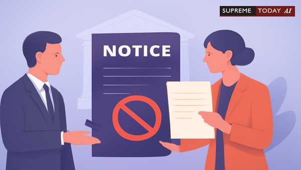 Invalidation of Notices Served to Unauthorized Persons in Educational Institutional Management