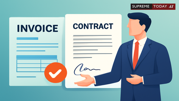 Analyzing Invoice Admission as Binding Contract Acceptance in Commercial Litigation