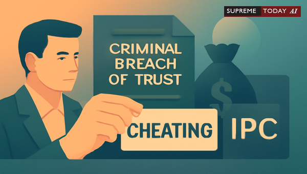 Criminal Breach of Trust and Cheating Charges: Incompatibility of IPC 406 and 420