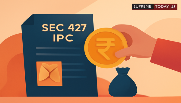 Imposition of Fines Under IPC Section 427 for Mischief Causing Property Damage