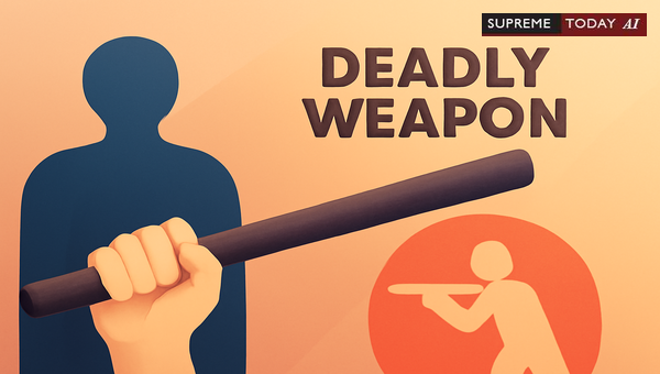 Judicial Criteria for Classifying an Iron Rod as a Deadly Weapon Under Section 326 IPC