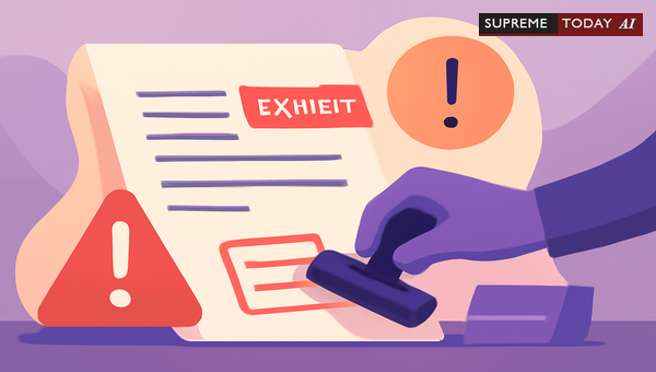 Does Irregularity in Marking Exhibits Vitiate Judicial Proceedings? Legal Perspectives