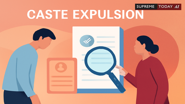 Is Caste Expulsion a Civil Matter: Determining Legal Jurisdiction in Indian Caste Disputes