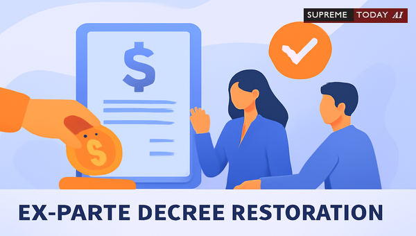 Is Deposit of Decretal Amount Mandatory for Restoring an Ex-Parte Decree Under Order 9 Rule 13