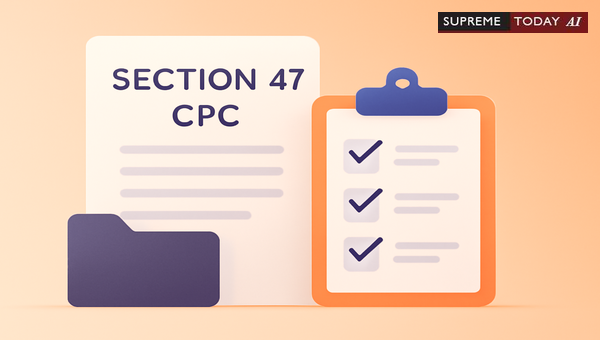 Is Filing a Schedule Mandatory Under Section 47 CPC for Execution Proceedings?