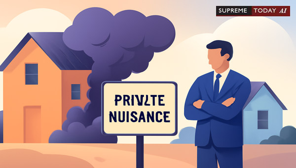 Private Nuisance as a Civil Tort: Remedies and Judicial Distinctions from Public Nuisance