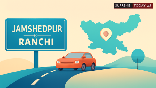 130 km Jamshedpur to Ranchi Distance in Jharkhand Court Case Records