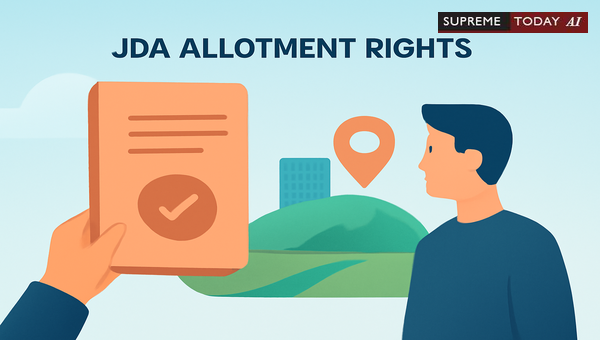 Determining Original Allotment Rights for Multiple Land Plot Allocations by JDA