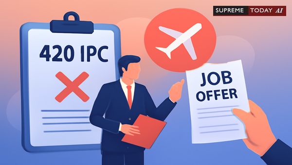 Does Job Abroad Promise Failure Constitute Cheating Under Section 420 IPC?