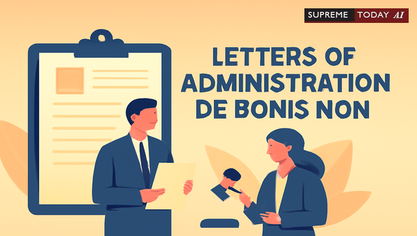 Joint Application for Letters of Administration De Bonis Non via Originating Summons