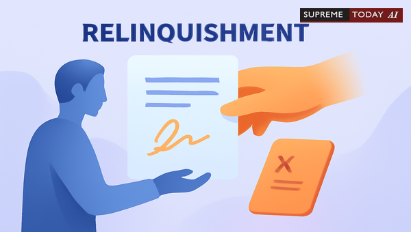 Judicial Criteria for Establishing Voluntary Relinquishment and Waiver in Property and Contract Disputes