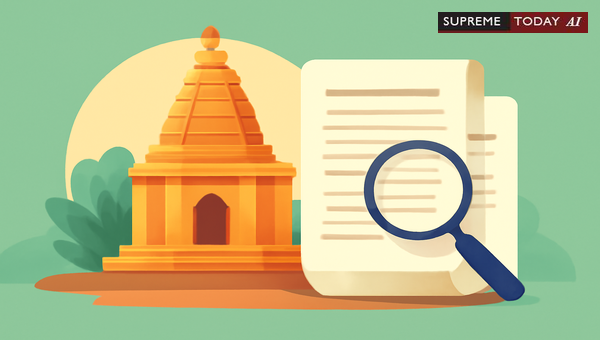 Judicial Standards for Determining Temple Land Ownership and Deity Property Status in India