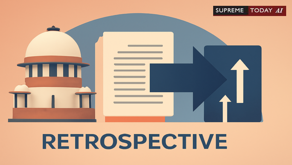 Indian Jurisprudence Analysis: Are Judicial Decisions Retrospective or Prospective?