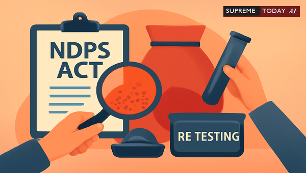 Judicial Precedents on Denying Accused Right to Resampling and Re-testing in NDPS Act Cases