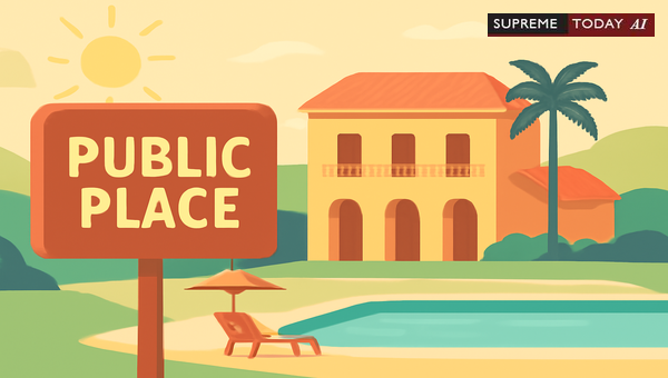 Judicial Determinations on Whether Commercial Resorts Constitute Public Places