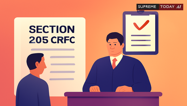 Judicial Discretion in Invoking Section 205 CrPC for Personal Appearance Exemption