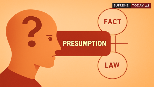 Applying Legal Presumptions and Judicial Inferences in the Absence of Specific Statutory Provisions
