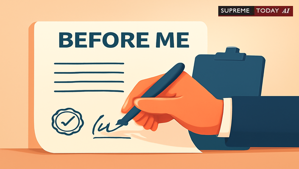 Judicial Interpretation of Before Me Attestation in Document Execution and Authenticity