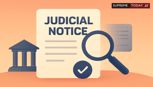 Judicial Notice of Facts Under Sections 56 and 57 of the Indian Evidence Act 1872