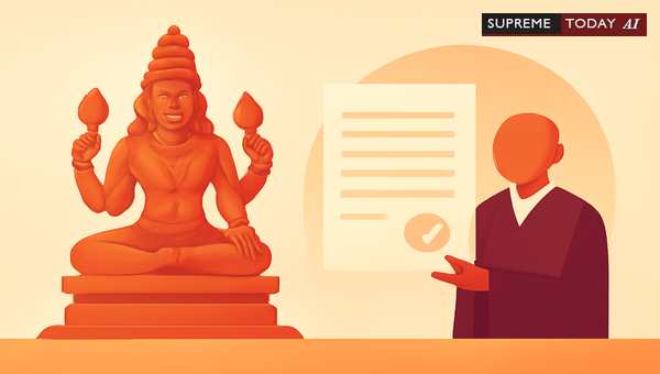 Judicial Permission Requirements for Alienating Property Vested in Hindu Idols