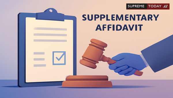 Mandatory Judicial Permission and Procedural Limits for Filing Supplementary Affidavits