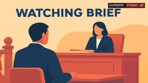 Judicial Discretion and Permission Requirements for Holding a Watching Brief in Court
