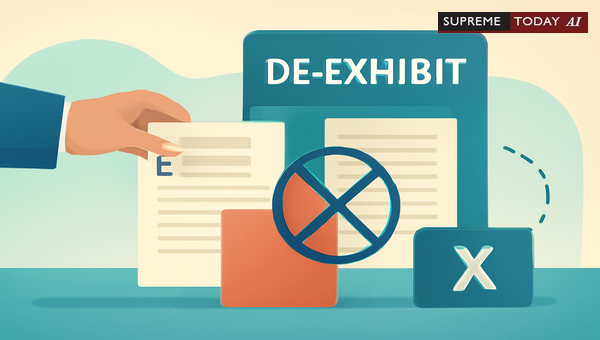Judicial Power to De-Exhibit Inadmissible Documents in Litigation: Principles and Precedents