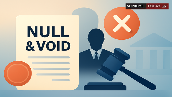 Judicial Powers to Declare Documents Null and Void in Ex Parte Proceedings