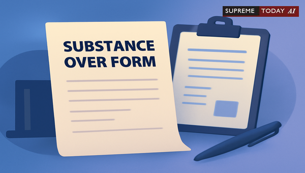 Judicial Precedence of Substance over Form in Interpreting Legal Document Intent and Validity