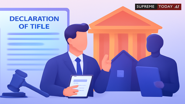 Judicial Appointment of Receivers in Title Declaration Suits for Commercial Properties