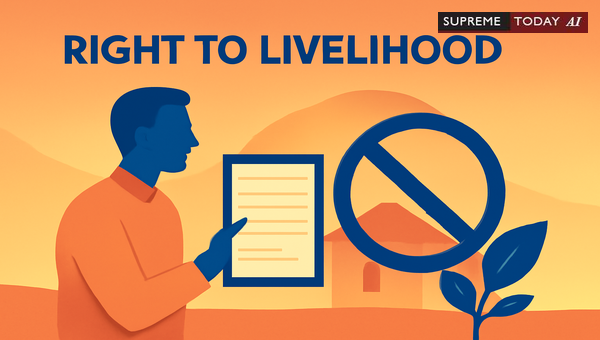 Judicial Reluctance to Grant Injunctions Impacting Fundamental Right to Livelihood