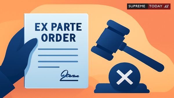 Preventing Abuse of Process: Judicial Restraint on Repeated Ex-Parte Set-Aside Petitions