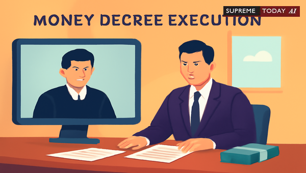 Judicial Restraint on Summoning Public Officers in Money Decree Execution Proceedings