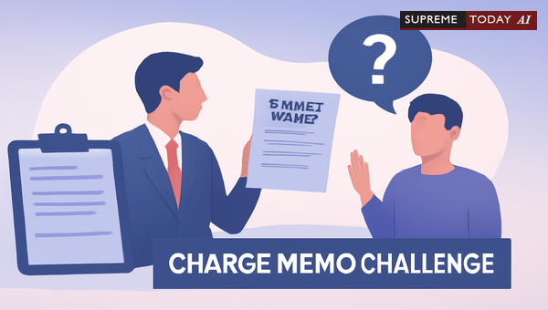 Grounds for Judicial Review of Disciplinary Charge Memos in Indian Employment Proceedings
