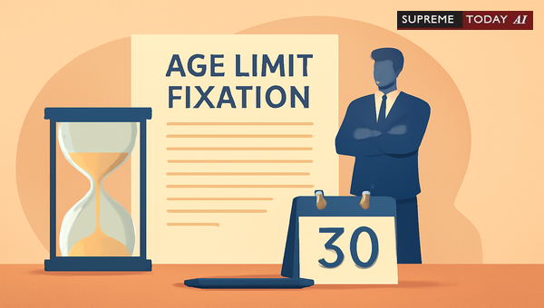 Recruitment Age Limit Challenges: Judicial Standards for Arbitrary Rule Fixation and Procedure