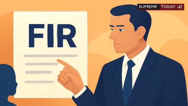 Judicial Scrutiny and Credibility of First Information Reports Filed by Advocates in India