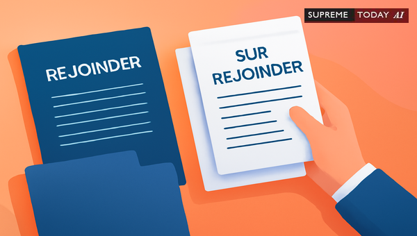 Judicial Scrutiny and Procedural Constraints in Filing Rejoinders during Civil Litigation