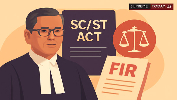 Judicial Standards for Quashing FIRs Under the SC/ST Act: Justice NV Ramana's Key Rulings