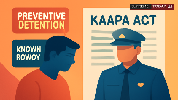 Prosecution Arguments for Preventive Detention under KAAPA Sections 6(1) and 19